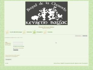 creer un forum : Forum Kevrenn Balzac