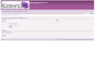 KidsafeUK Tutor Forum