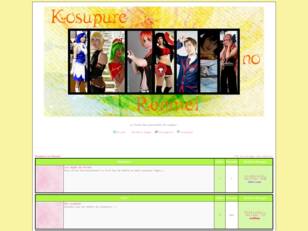 créer un forum : Kosupure no Renmei
