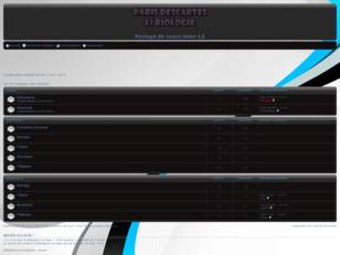 Partages de cours de la L1bio de Paris Descartes