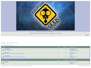 Forum de la ligue Geekienne