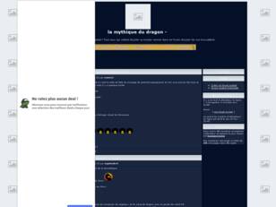 Forum gratuit : la mythique du dragon