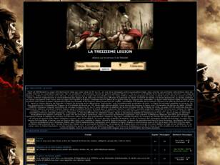 creer un forum : la treizième legion