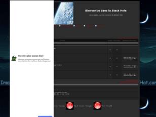 creer un forum : BlackHole