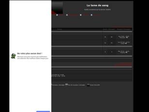 creer un forum : La lame de sang
