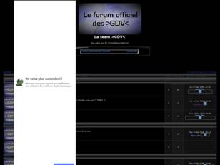 Forum de la team GDV