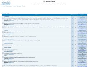 Free forum : LCP Writers Forum