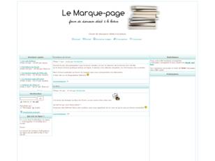 Le marque-page, forum de lecture