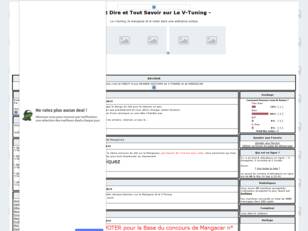 Tout Dire et Tout Savoir sur Le V-Tuning