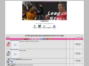 *LeagueStars*. La mejor Web de Fútbol Virtual