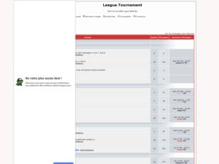 creer un forum : League Tournament