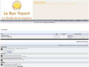 créer un forum : LE BON VOYANT