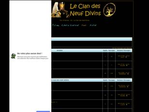 creer un forum : oO Le Clan des Neuf Divins Oo