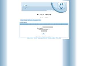 creer un forum : Le forum interdit