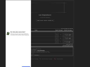 creer un forum : Les Imposteurs