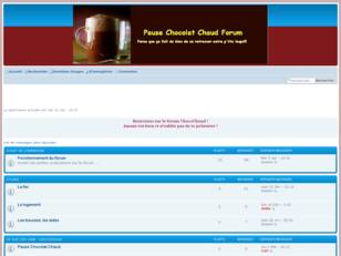 Forum gratuit : Pause Chocolat Chaud