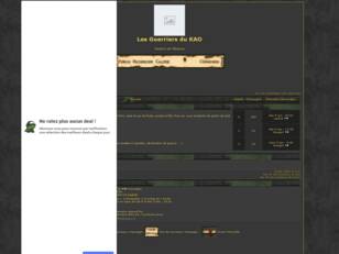 creer un forum : Les Guerriers du KAO