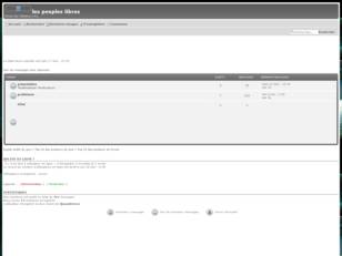 creer un forum : les peuples libres