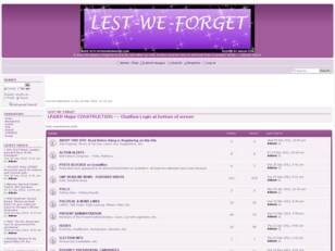 Free forum : Lest-We-Forget
