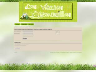 creer un forum : les vraies grenouilles