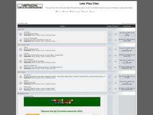Free forum : Lets Play Clan