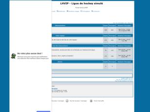 LHVIP - Ligue de hockey simule