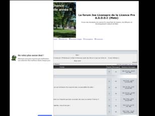 Le forum Joe Licence Pro