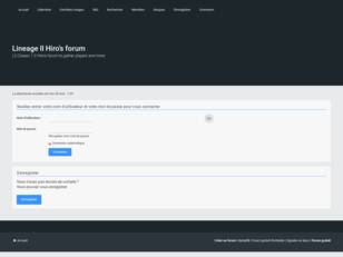 Lineage II Hiro's forum