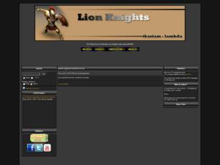 Free forum : The Lion Knights of Lambda