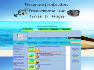 Forum francophone de prospection sur plages et aquatique