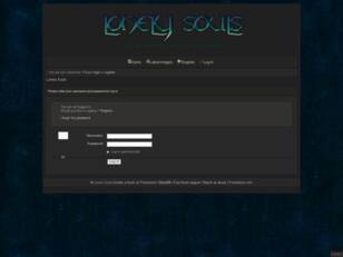 Free forum : Lonely Souls