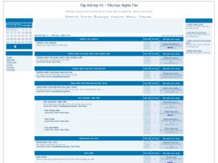 Tập thể lớp 1C - Tiểu học Nghĩa Tân