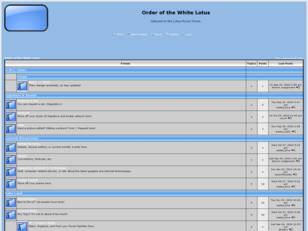 Free forum : Order of the White Lotus