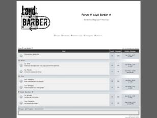 Forum # Loyd Barber #