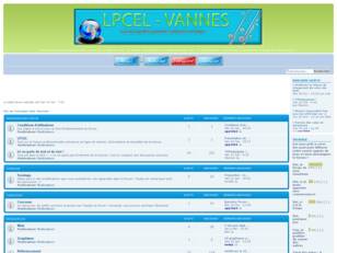 Forum LPCEL-VANNES Licence professionnelle