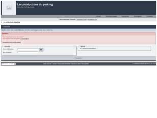 Les productions du parking