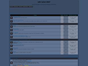Forum LRU Joliot 2007