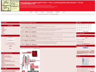 International Luxemburgist Forum - Foro Luxemburguista Internacional