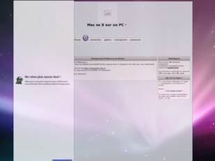 Mac os X sur un PC