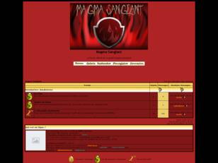 creer un forum : Magma Sanglant