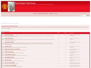 free forum : Man Utd Spare Ticket forum.