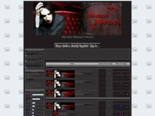 Forum gratis : Marilyn Manson Forum
