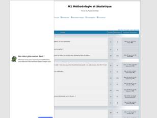 M2 Methodologie et Statistique