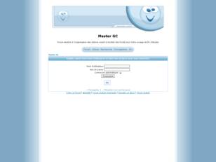 creer un forum : Master GC