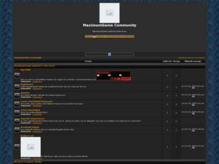 Forum gratuit : MaximumGame Community