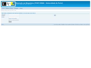 Forum gratis : Mestrado em Bioquímica