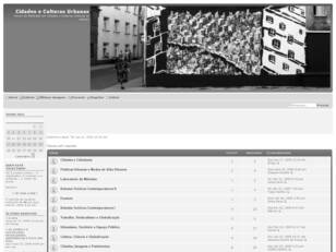 Forum gratis : Cidades e Culturas Urbanas