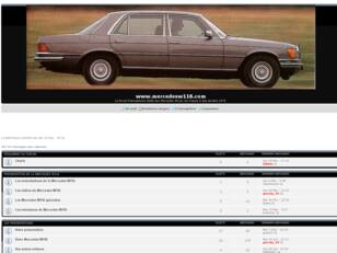 créer un forum : Le site de la Mercedes W116