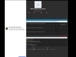 creer un forum : Mercenaires du Chaos
