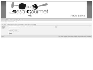 Forum gratis : Mesa Gourmet